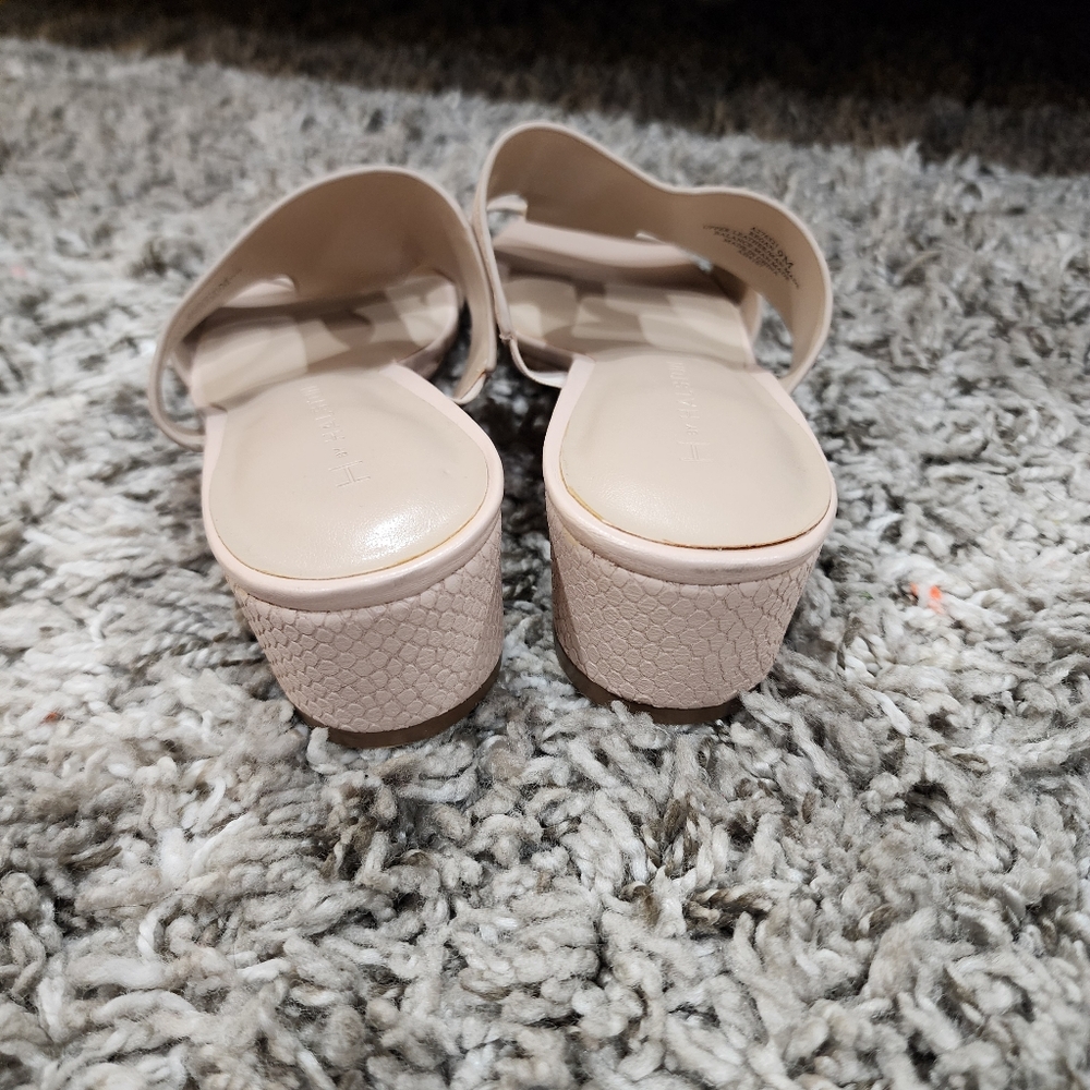 H by Halston Wedge Snake Slide Sandals - Picture 5 of 7